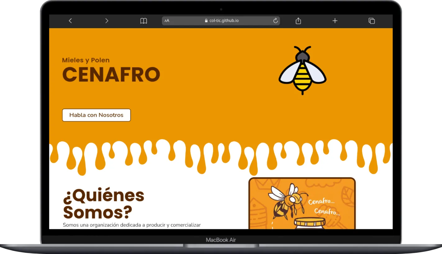 Cenafro Mieles y Polen - Laptop